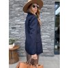 Strukturovaný blazer s podílem vlny NAVY