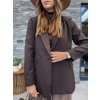 Strukturovaný blazer s podílem vlny CHOCO