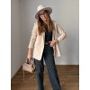 Delší blazer Beige