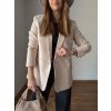 Delší blazer Beige