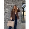Delší blazer BROWN