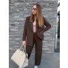 Delší blazer BROWN
