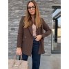 Delší blazer BROWN
