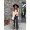 Vesta s rozparky BEIGE