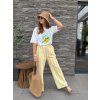 Pruhované kalhoty YELLOW