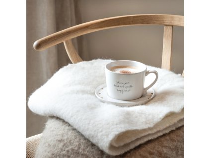 137253 keramicky podsalek brown hearts o 15 cm