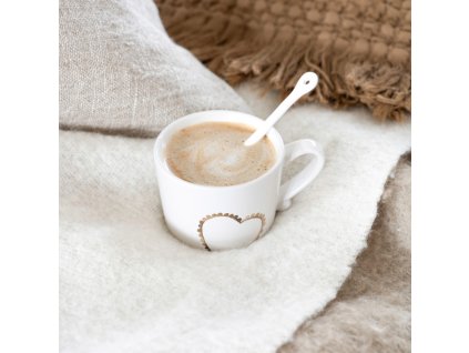 hrnek heart lovely day bily 200 ml