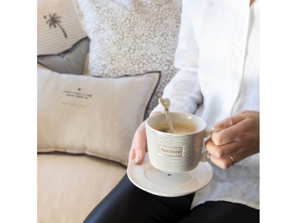 Bastion Collections Podšálek bílý 15cm BL