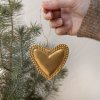 dekorace srdce mosaz 7 cm 1 ks ew hanger 002