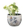obal na kvetinac moonlight meadow kovovy bily 7cm 69669