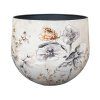obal na kvetinac moonlight meadow kovovy bily 7cm 69668