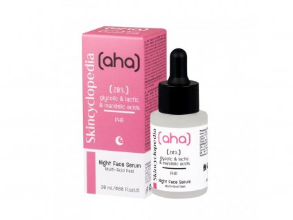 SKINCYCLOPEDIA 3770002 glycolic acid box and bottle