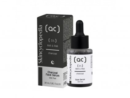 SKINCYCLOPEDIA 3770009 charcoal box and bottle