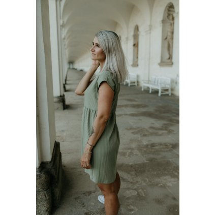 Volné šaty Nelly olive výběr barev