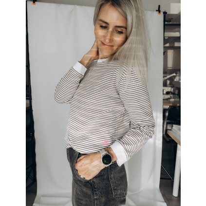 Triko Julie lazy lines top dvě barvy