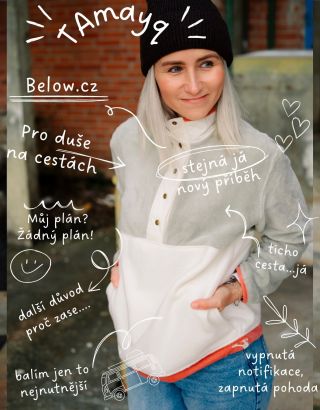 Víc důvodů proč nemít tuhle mikču, jsem napsat nemohla 😁. Nová Tamaya = nový důvod proč zas odjet ♥️. #below_cz...