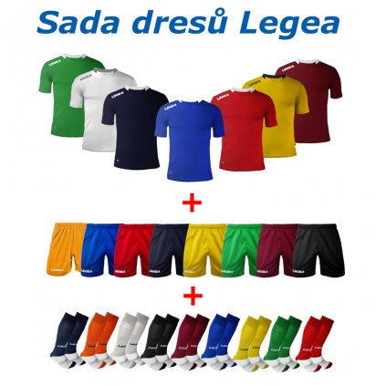 Sada dresů Legea Monaco včetně potisku číslic