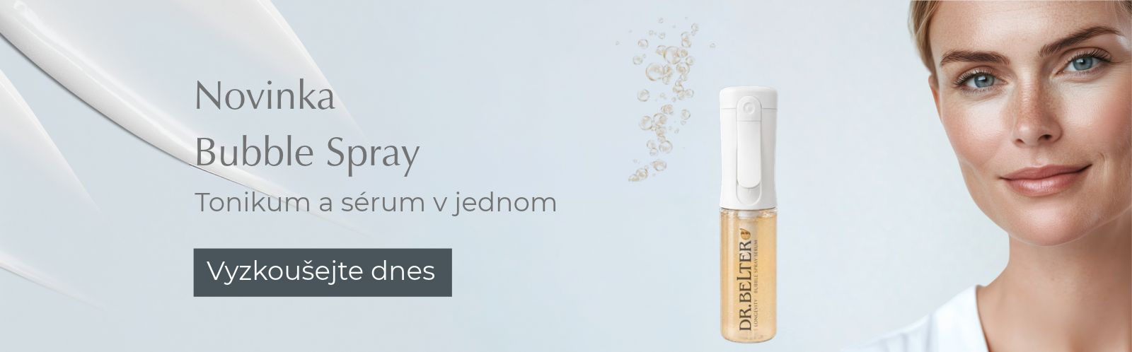 Novinka - bubble sprej Tonikum a sérum v jednom