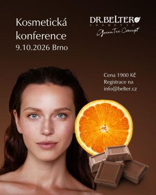 Milé kosmetičky, je nám velkým potěšením pozvat Vás na konferenci DR. BELTER, která proběhne 9. října v historickém centru...