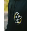 Hoodie Be Lucky happy style / ✌️Premium black
