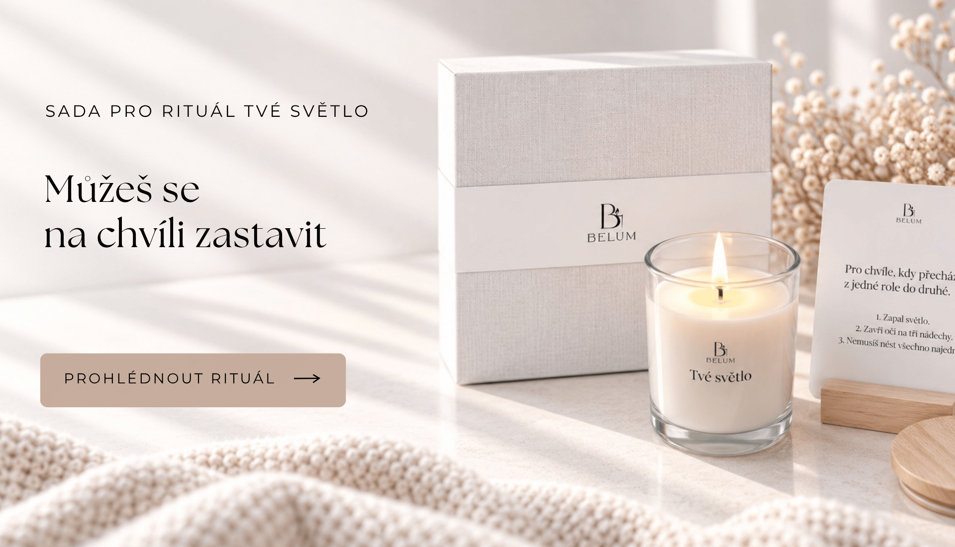 Sada pro rituál Tvé světlo