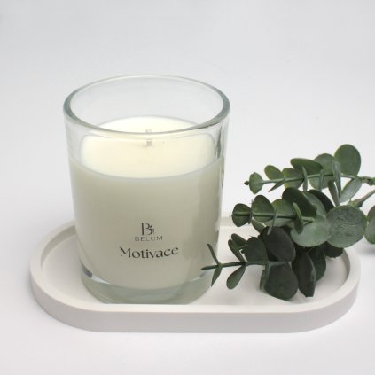 Sójová svíčka ve skle – Motivace, minimalistický design