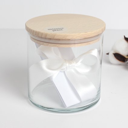 Sklenice přání Belum s 31 prázdnými papírky pro psaní životních snů a vizí