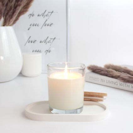 Sójová svíčka Na přání ve sklenici – Belum