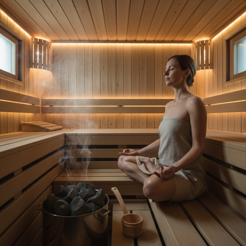 Mindfulness v sauně: Přetvořte relaxaci v hlubokou meditaci