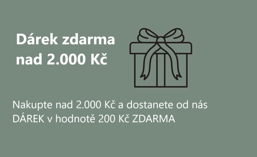 Dárek zdarma nad 2.000 Kč