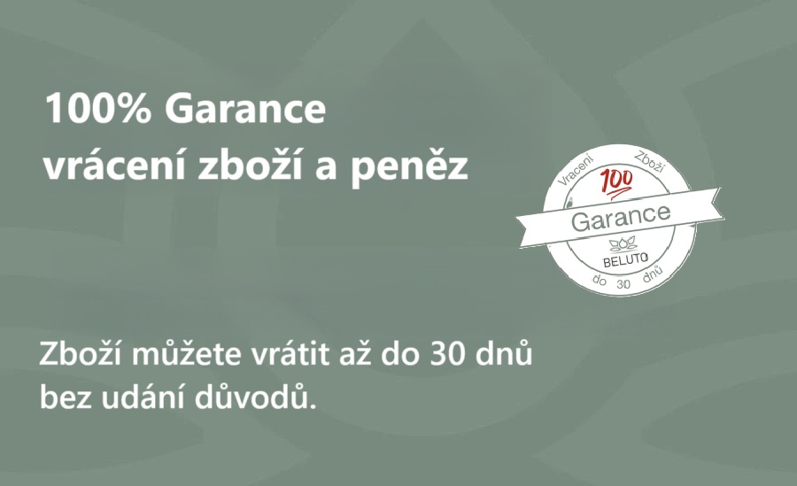 Garance vrácení zboží a peněz do 30 dnů