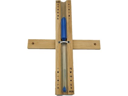 Hodiny modrý písek