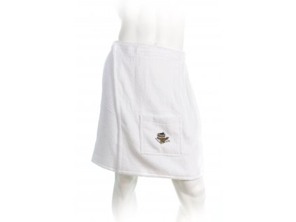 Kilt do sauny pánský bílý