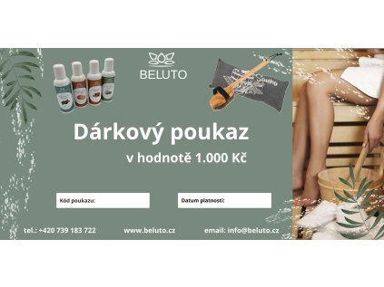 Dárkový poukaz 1.000 Kč 1