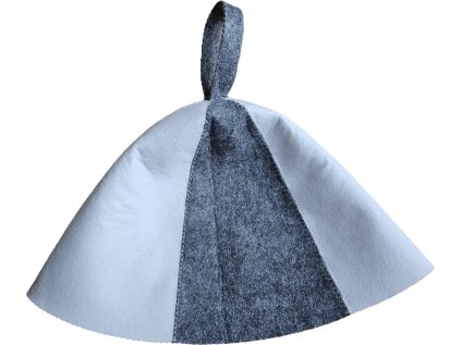 BELUTO Saunový klobouk - šedobílý 2.jakost