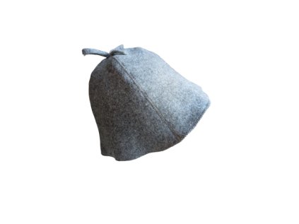 BELUTO Šedý klobouk do sauny