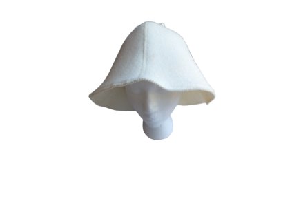 BELUTO Bílý klobouk do sauny