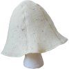 Klobouk do sauny 100% vlna - světlý