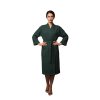 Župan do sauny Rento tmavě zelený