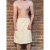 Kilt do sauny pánský vaflový - krémový 60x155cm