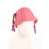 Dětský klobouk do sauny PIPI růžová1