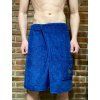 Kilt do sauny pánský 100% bavlna - tmavě modrý 55x150cm