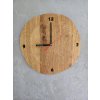 Dubové hodiny - rustikální I