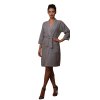 Saunový župan dámský - šedý