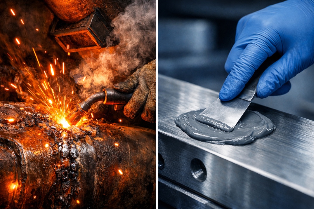 Kompozitní opravy vs. Svařování