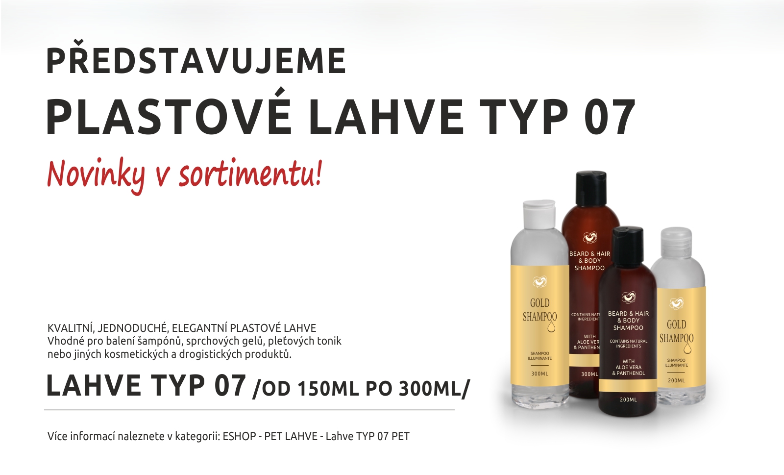 PLASTOVÉ LAHVE TYP 07