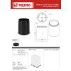 D23012C Doza PET 1000ml černá 100 400 24 6 2026