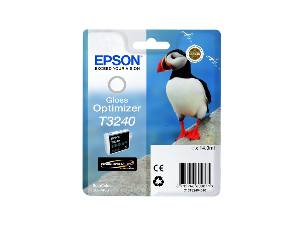 Epson originál ink C13T32404010, gloss optimizér, 14ml
