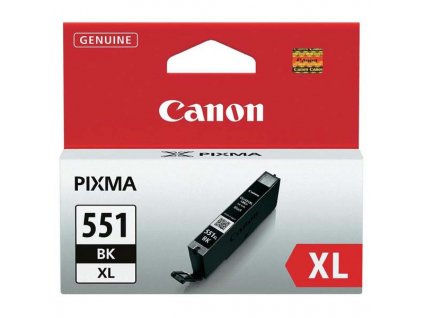 Canon originál ink CLI-551 XL BK, 6443B001, black, 1130str., 11ml, high capacity