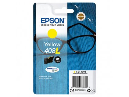 Epson originál ink C13T09K44010, T09K440, 408L, yellow, 21.6ml